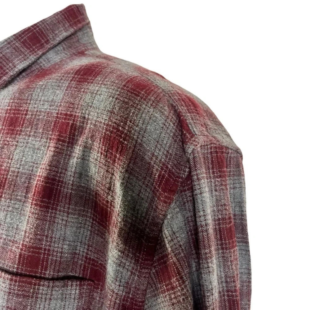 J.Crew Men’s Flannel Shirt Button Down Size XL
